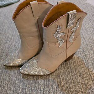 Rhinestone boots